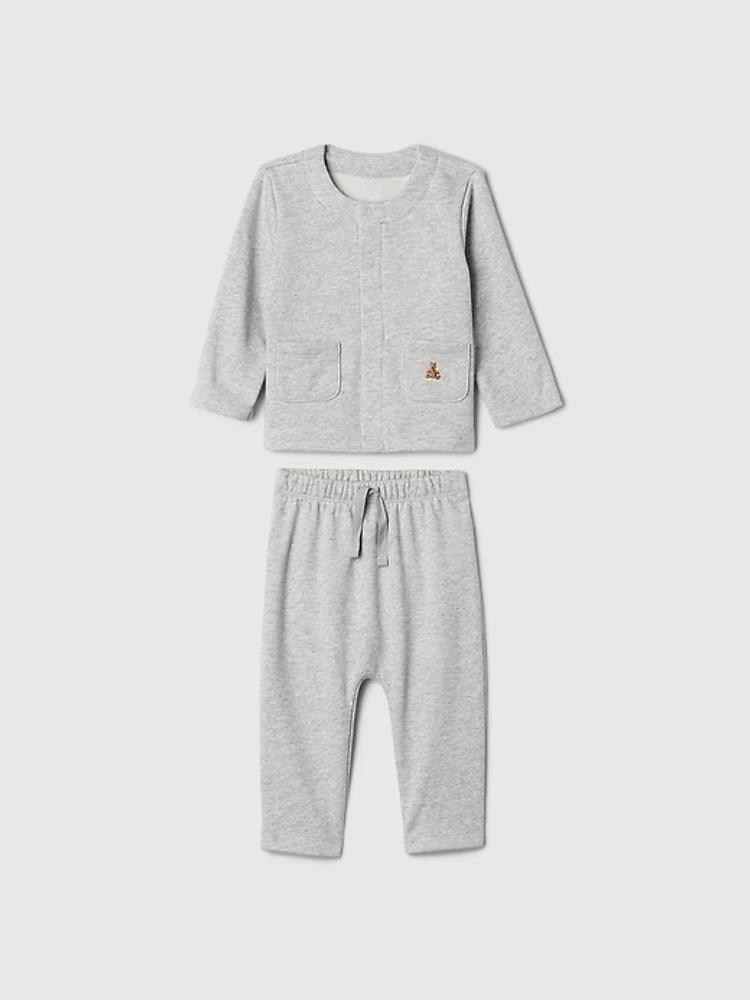 Baby Vintage Soft Cardigan Set