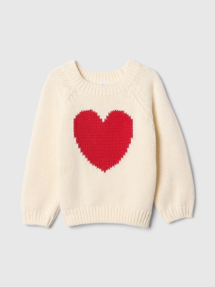 babyGap Chunky Heart Sweater