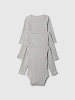 Baby First Favorites TinyRib Bodysuit (3-Pack