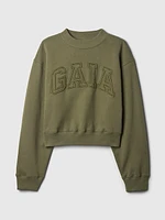 Gap x Cult Gaia Cropped Logo Sweatshirt