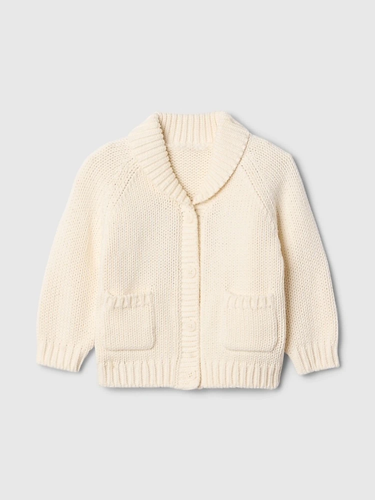 Baby Heart Shawl Cardigan