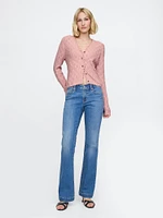 CashSoft Pointelle Cardigan