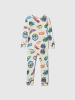 Baby & Toddler Organic Brushed Cotton Holiday PJ Set