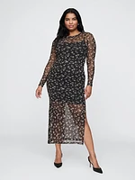 Mesh Midi Dress