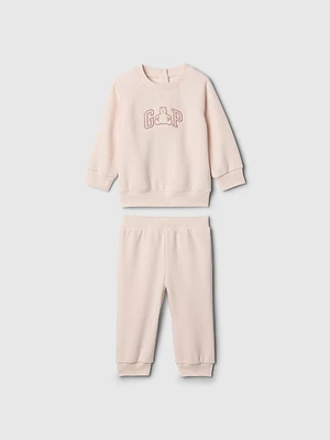 Baby Vintage Soft Bear Logo Sweat Set