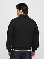 Heavyweight Quarter-Zip Polo Sweatshirt