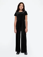 Kids Velour Jumpsuit