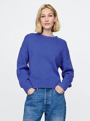 100% Cotton Relaxed Sweater