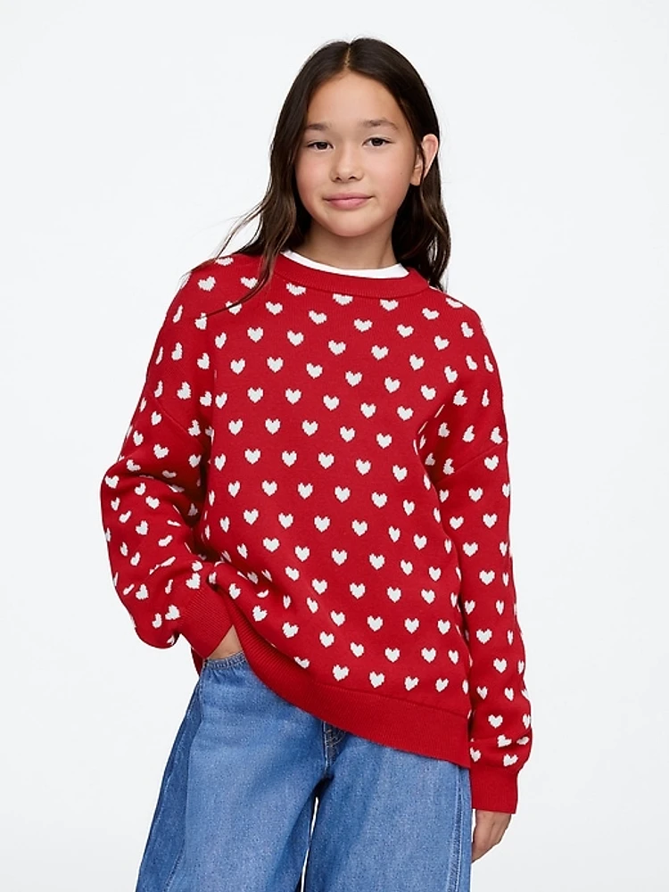 Kids Oversized Tunic Sweater