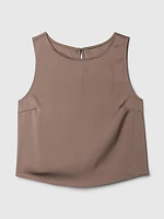 Recycled Satin Shell Tank