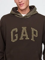 Houndstooth Logo Hoodie