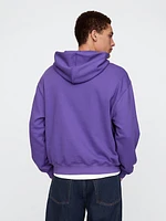 Oversized Chenille Logo Hoodie