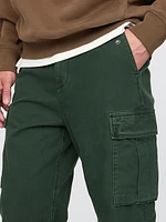 Herringbone Utility Cargo Pants