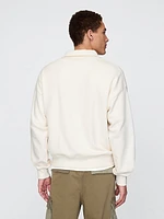 Heavyweight Quarter-Zip Polo Sweatshirt