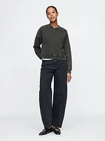 French Terry Oversized Sweatshirt