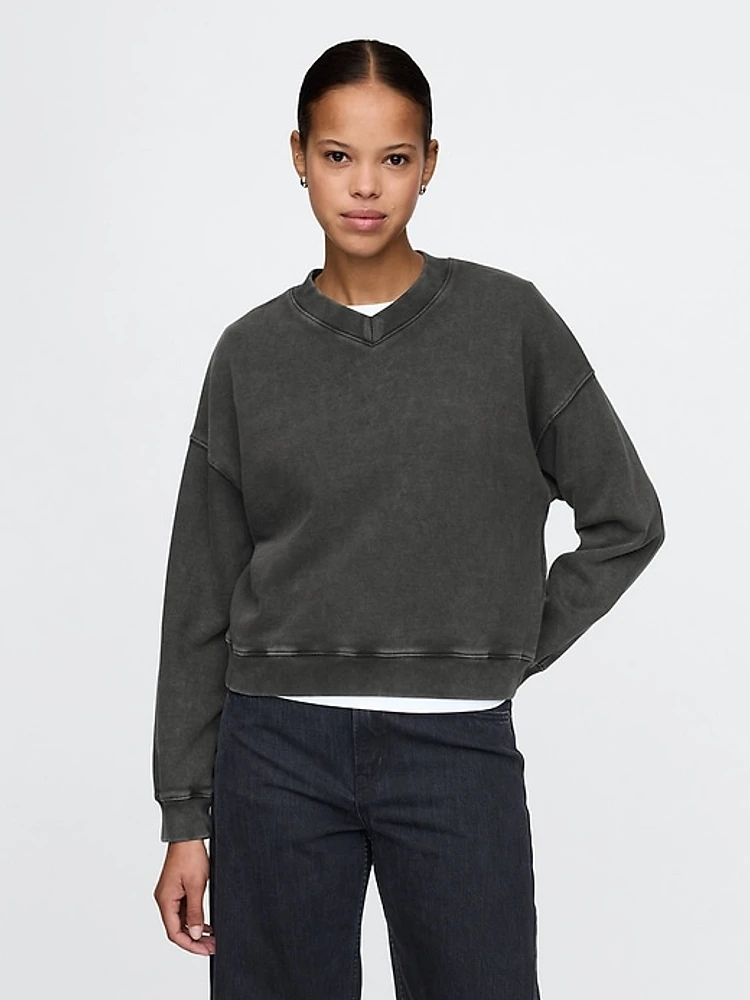 French Terry Oversized Sweatshirt