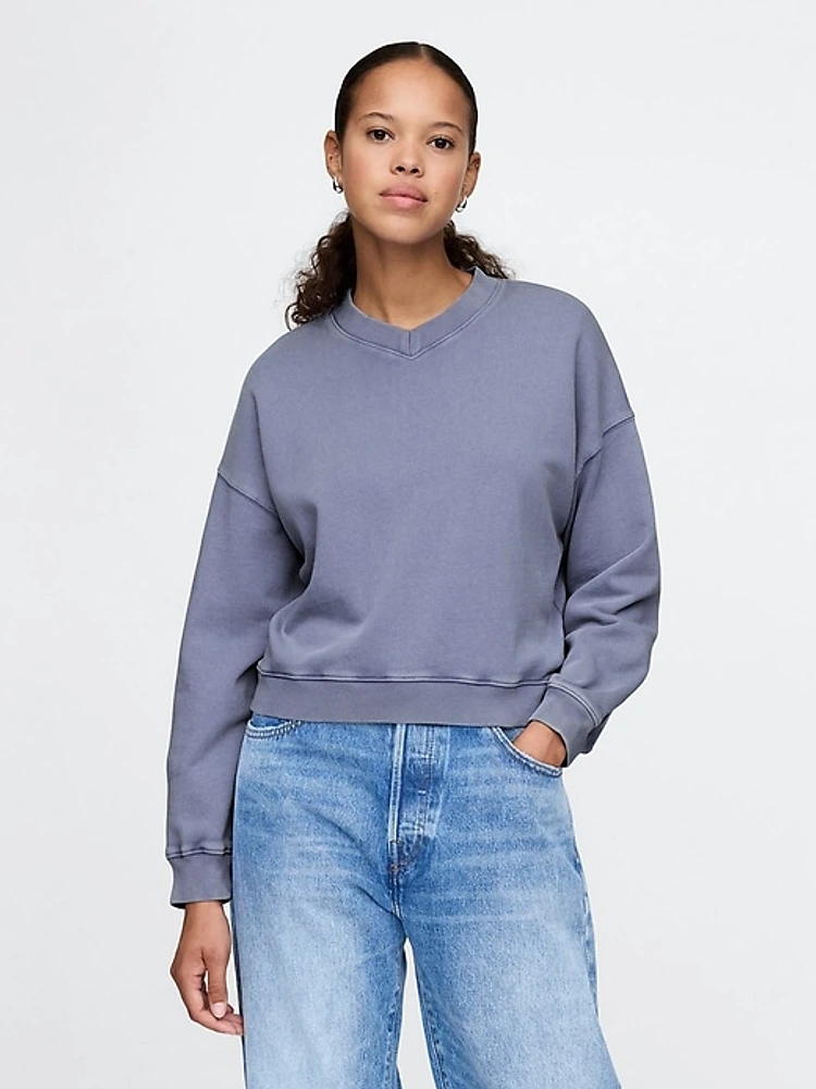 French Terry Oversized Sweatshirt