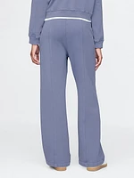 Seamed Wide-Leg Sweatpants