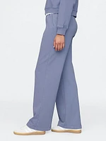 Seamed Wide-Leg Sweatpants