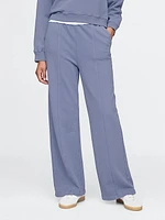 Seamed Wide-Leg Sweatpants