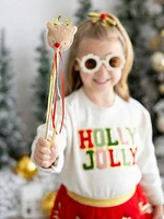 Sweet Wink Reindeer Holiday Wand