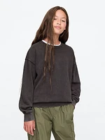 Kids Vintage Soft Washed Relaxed Sweatshirt