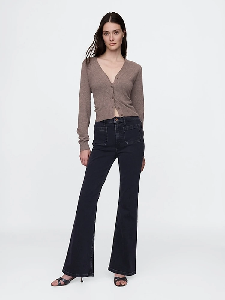 High Rise '70s Flare Jeans