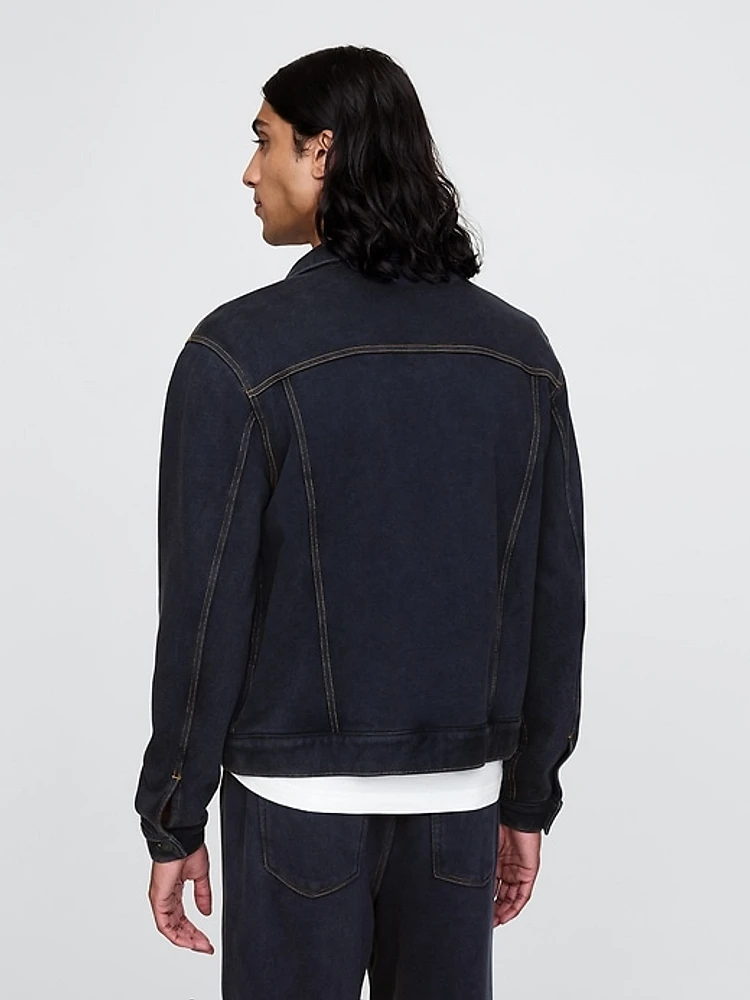 Icon Heavyweight Sweatshirt Denim Jacket