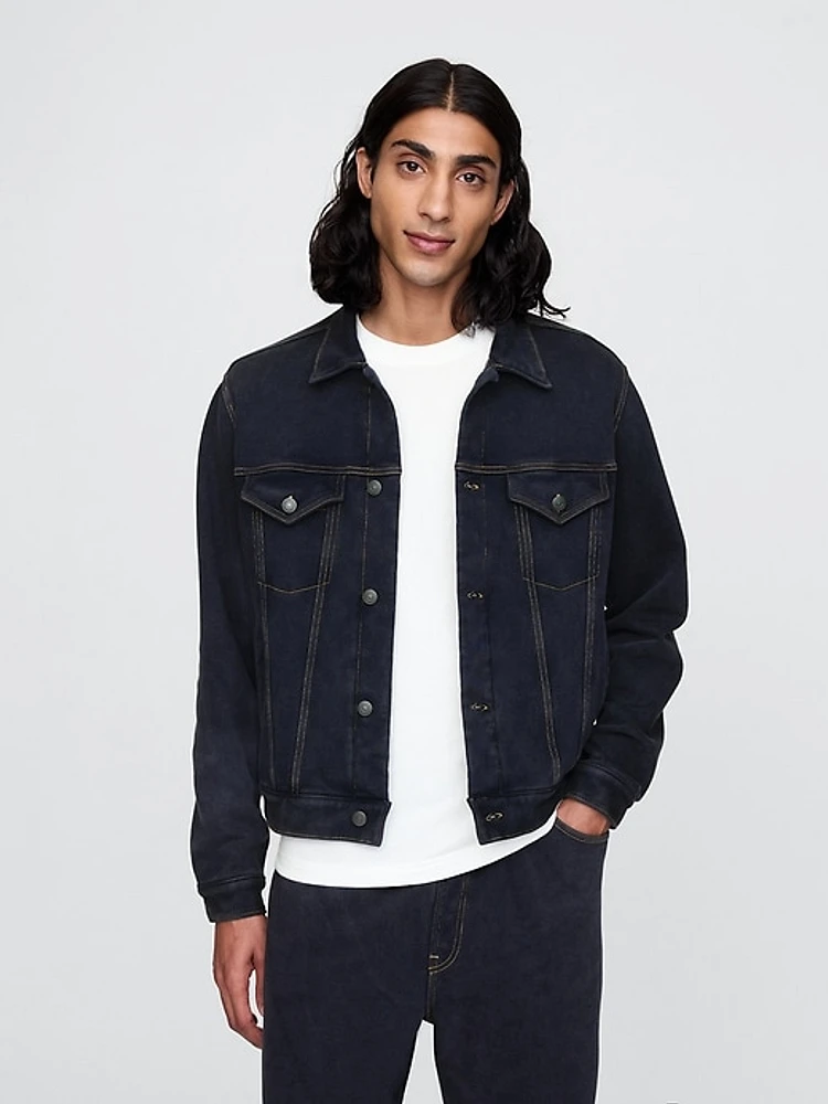 Icon Heavyweight Sweatshirt Denim Jacket