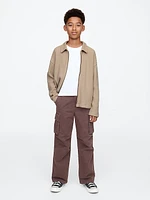 Kids Waffle Zip Shirt Jacket