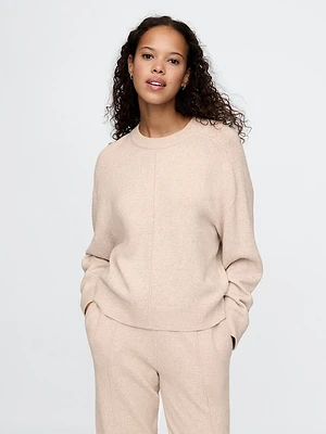 CashSoft Slouchy Seam Sweater