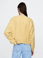 French Terry Oversized Sweatshirt