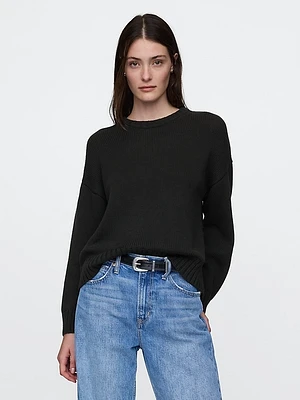 Relaxed Crewneck Sweater