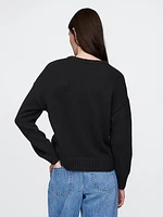 Relaxed Crewneck Sweater