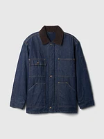 Heavyweight Denim Lined Chore Jacket