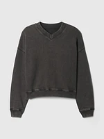 French Terry Oversized Sweatshirt