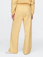 Seamed Wide-Leg Sweatpants