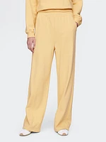 Seamed Wide-Leg Sweatpants