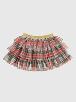 Sweet Wink Holiday Plaid Tiered Tutu