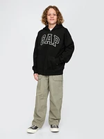 Kids Vintage Soft  Logo Zip Hoodie