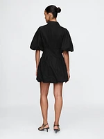 Bubble Mini Shirtdress