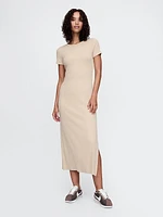 Modern Rib Maxi T-Shirt Dress