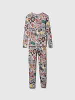 Gap × Marvel Kids Organic Brushed  Cotton Spider-Man PJ Set