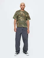 Heavyweight Cropped Camo T-Shirt