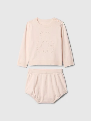 Baby Brannan Bear Sweater Short Set