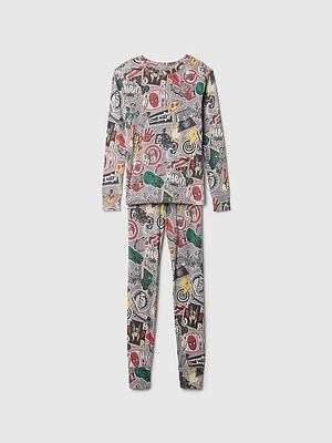 Gap × Marvel Kids Organic Brushed  Cotton Spider-Man PJ Set