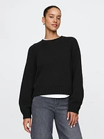 Relaxed Crewneck Sweater