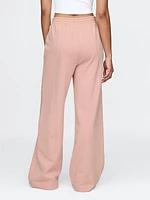 Seamed Wide-Leg Sweatpants