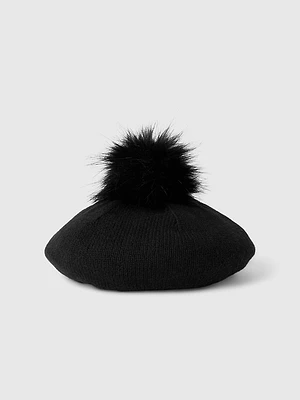 Kids CashSoft Pom Beret