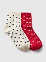 Heart Crew Socks